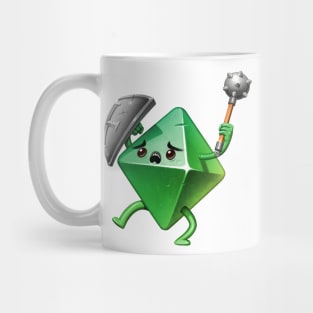 D8 Green Cleric RPG Dice Mug